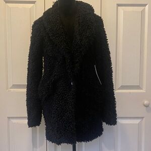 Elegant Black Teddy Jacket